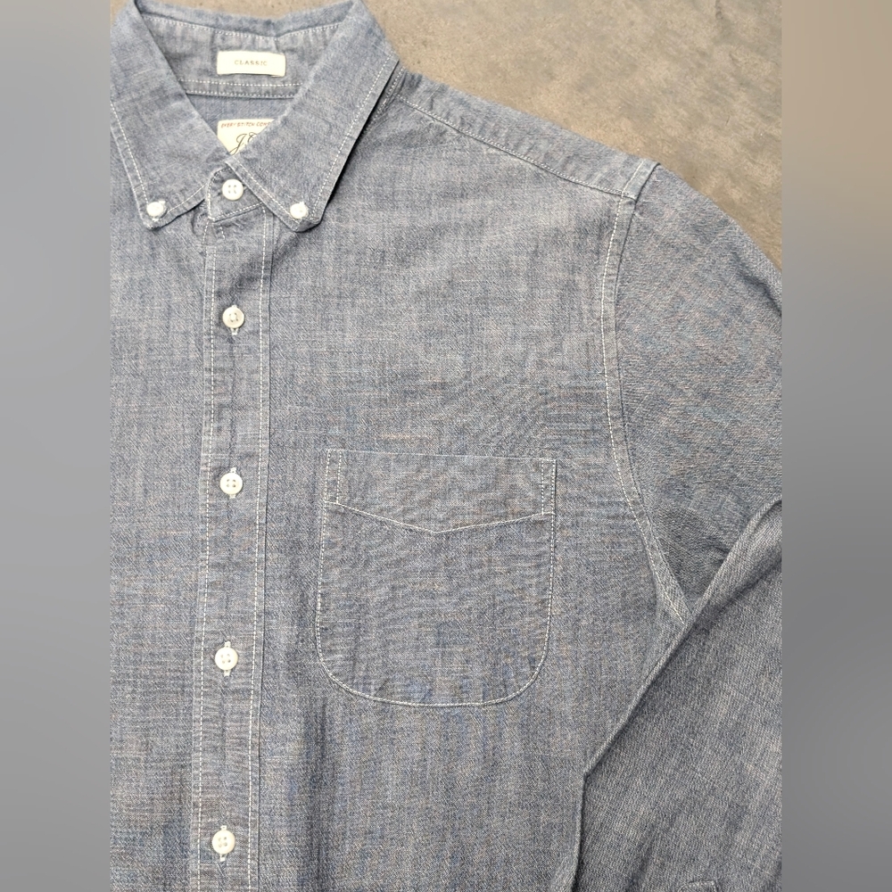 ·J Crew Long Sleeve Button Down, Small - Picture 1 of 7